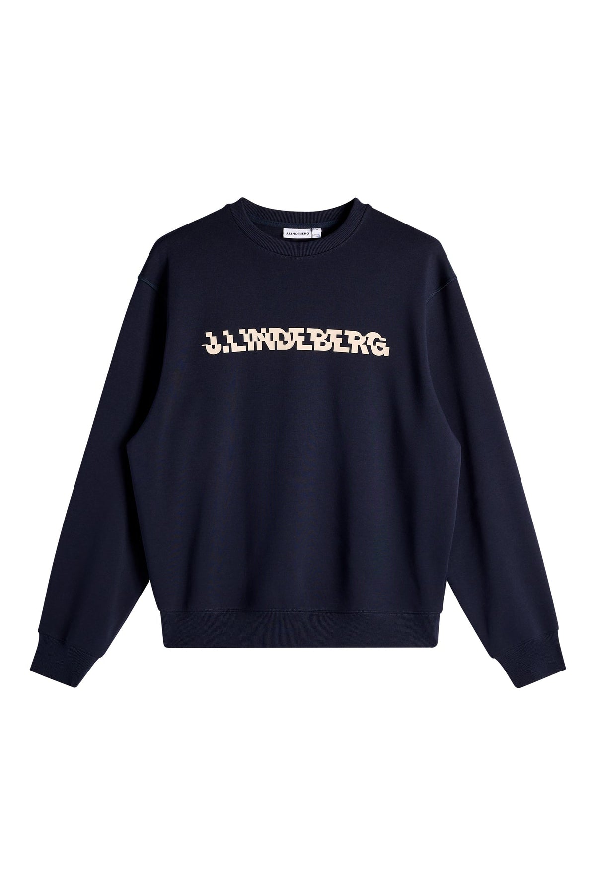 Club Printed  Crew Neck / Navy