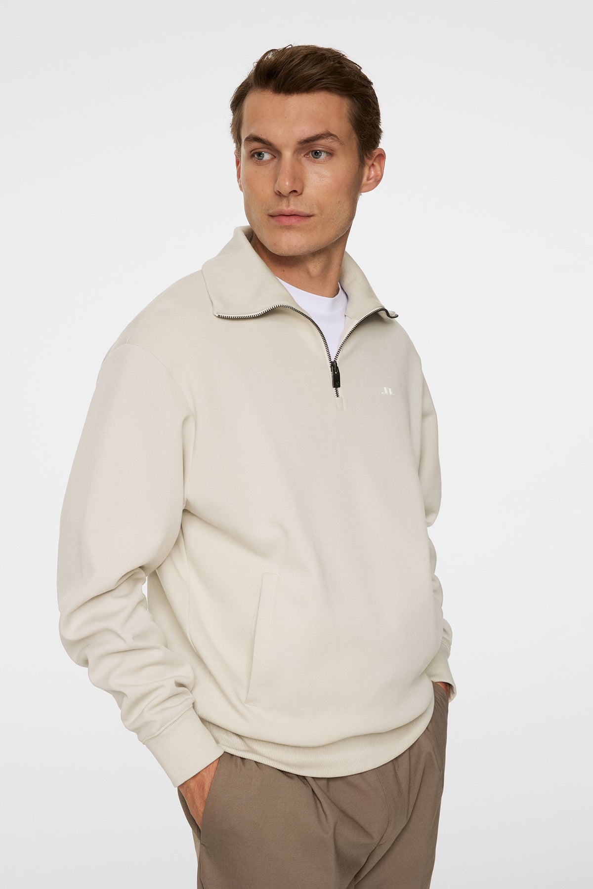 Callan quarter zip / Moonbeam