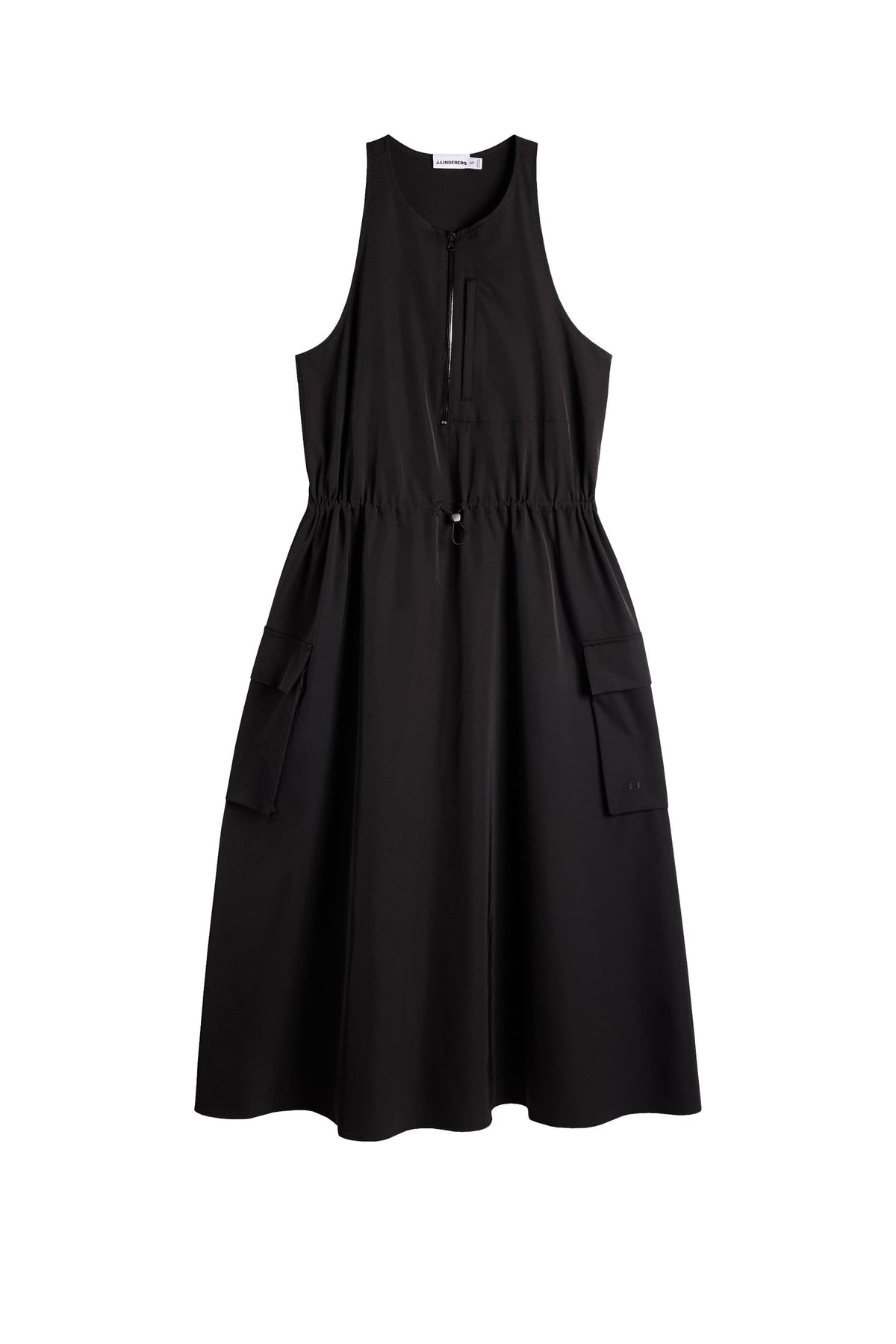 Merina Drape Dress / Black