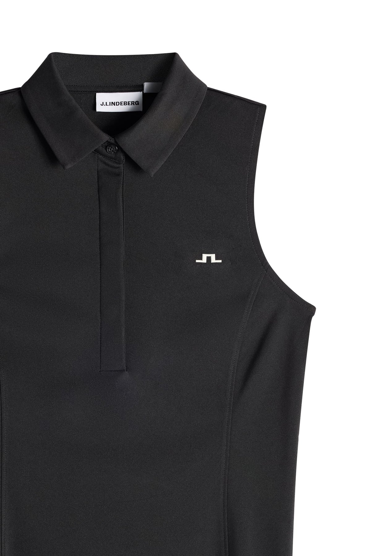Dena Sleeveless Polo / Black
