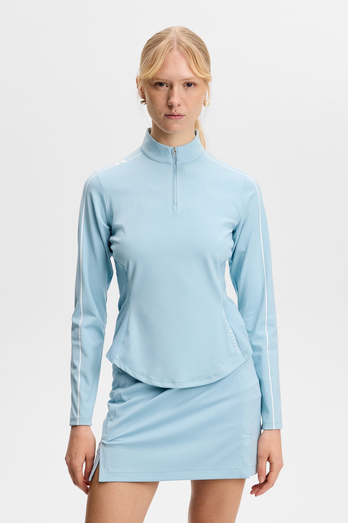 Adiola Quarter Zip Mid Layer / Forget-Me-Not