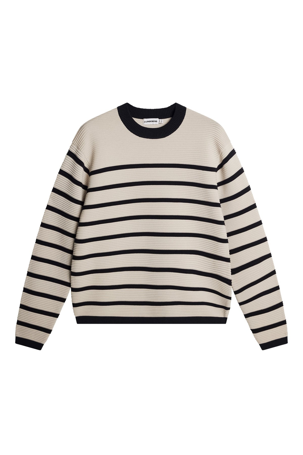 Sawyer Stripe Crew Neck / Moonbeam