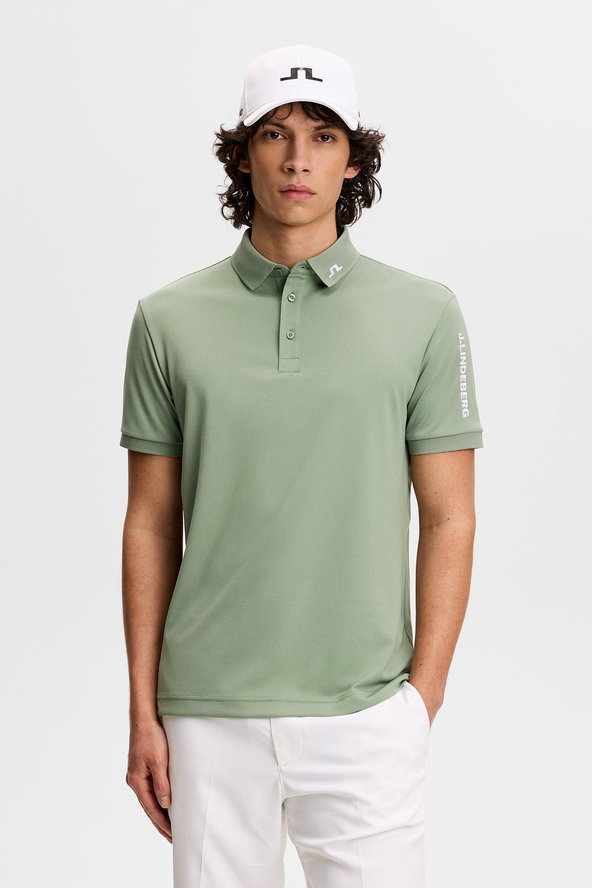 Tour Tech Polo / Hedge Green