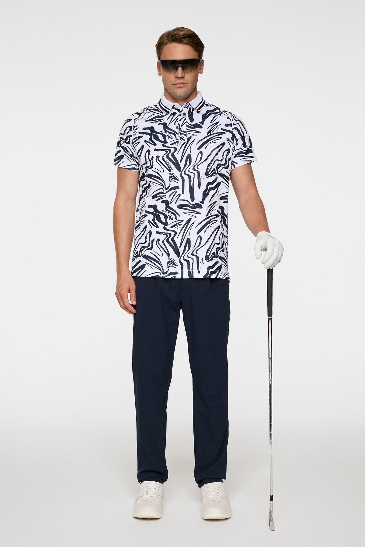 George Print Polo / Scribble Navy