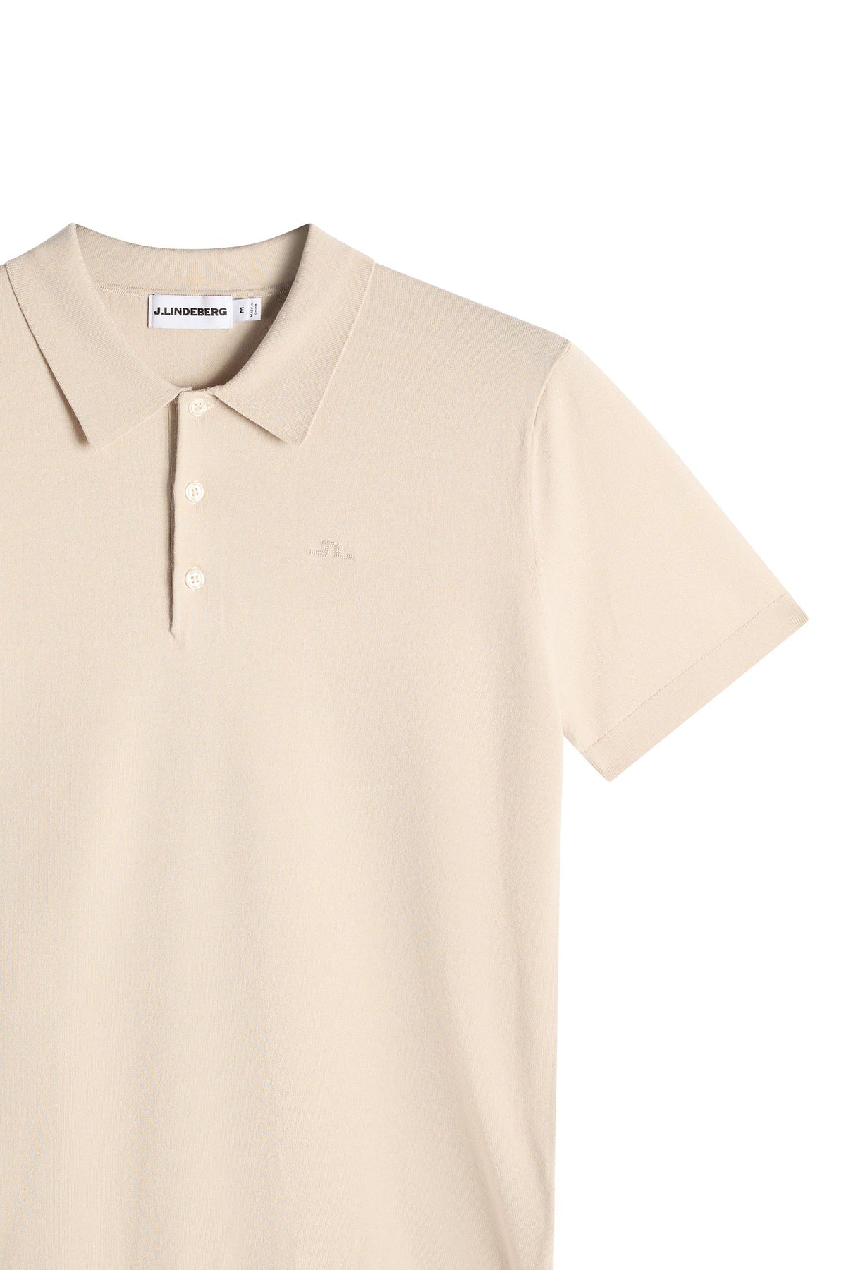 Ridge Knitted Polo / Moonbeam