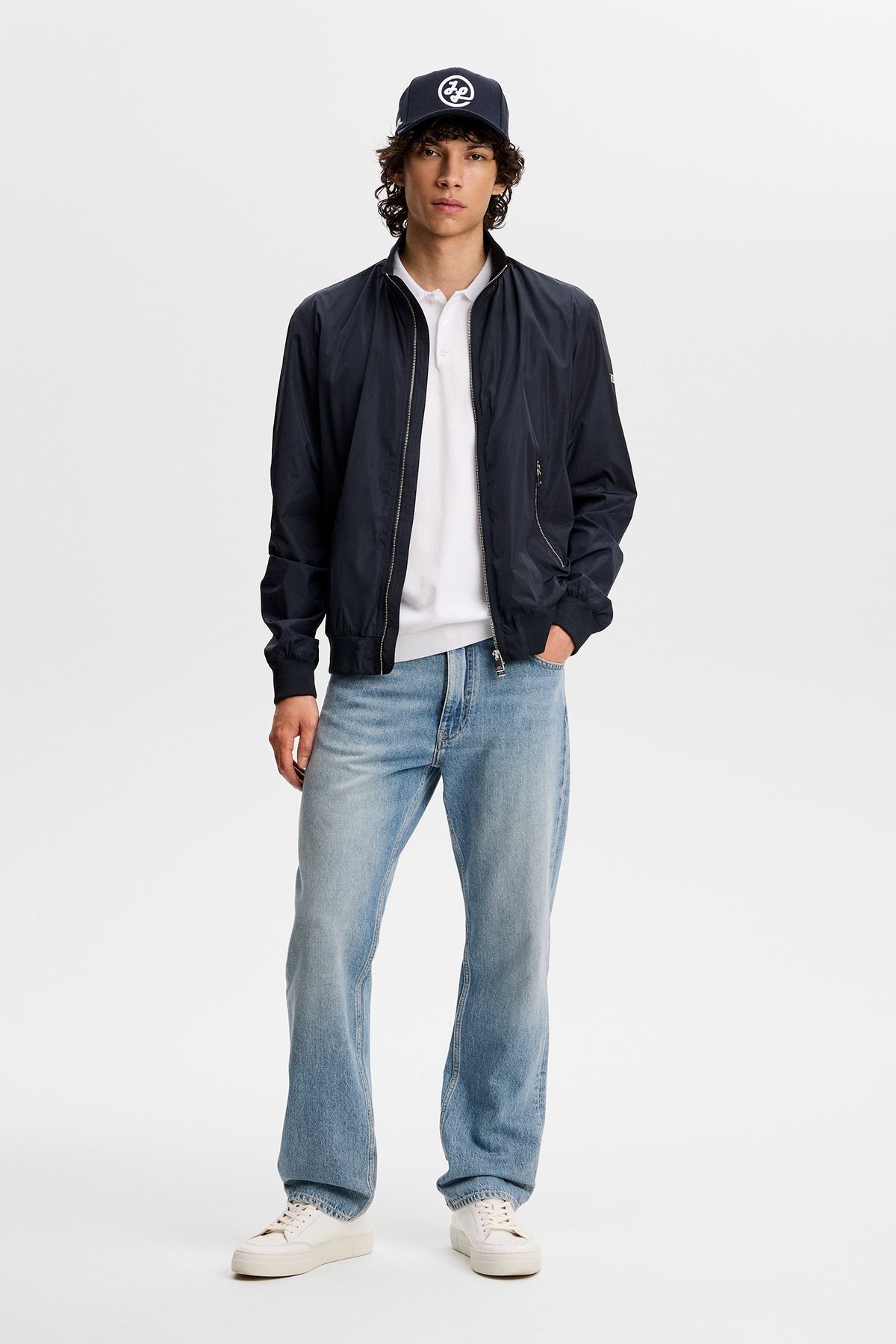 Reymond Seasonal Knit Polo / White