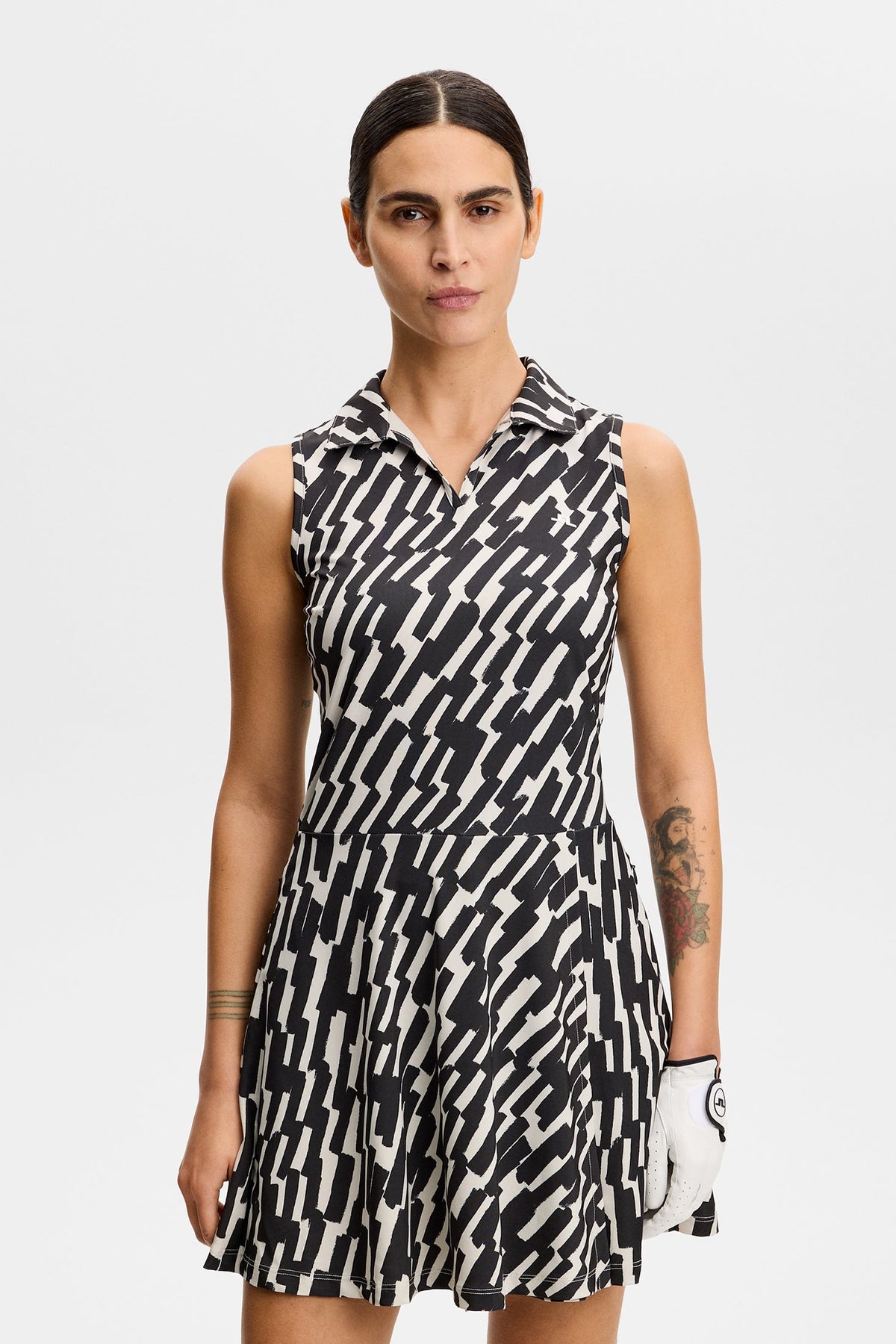 Dana Printed Dress / Oak Moonbeam M
