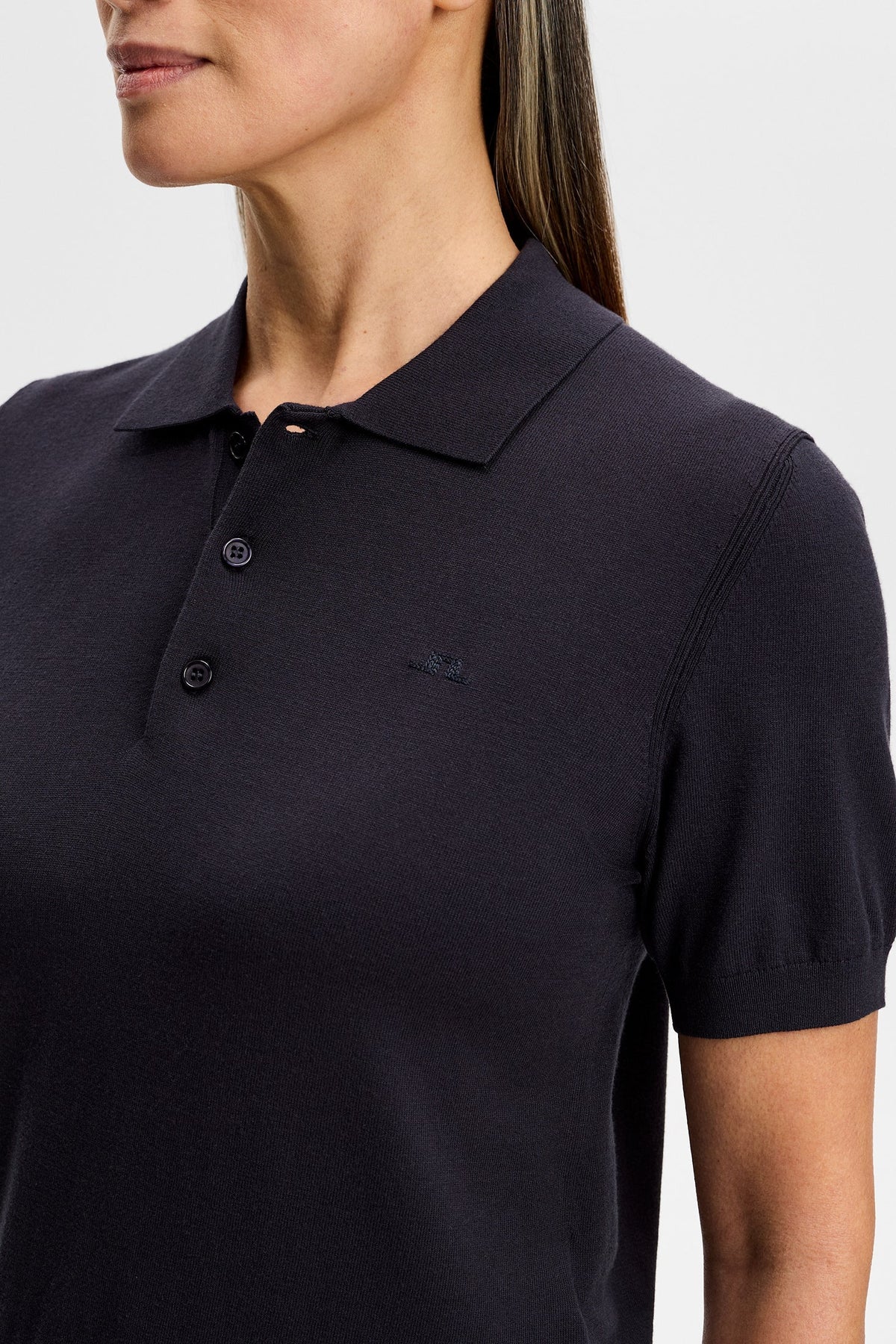 Blake SS Knit Polo / Navy