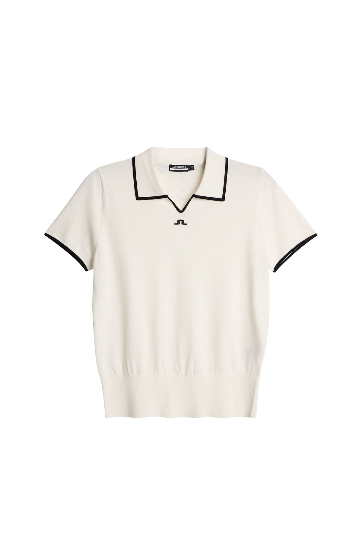 Malva Knitted Polo Shirt / White